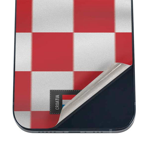 Croatia Soccer Flag iPhone 16 Skin